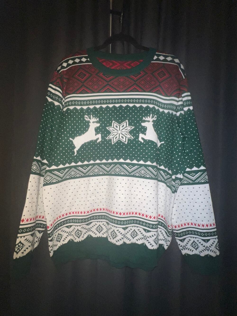 Ugly Christmas Sweater Xmas Size XL